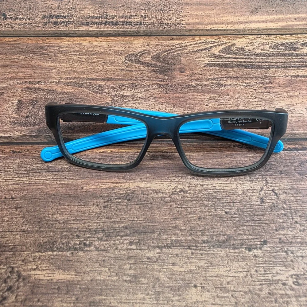 Oakley Marshal XS OY8005-0247 Satin Grey Smoke Blue Eyeglasses 47-14-128